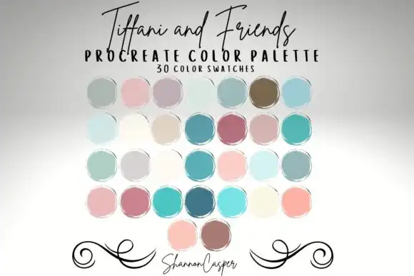 Tiffani Procreate Color Palette