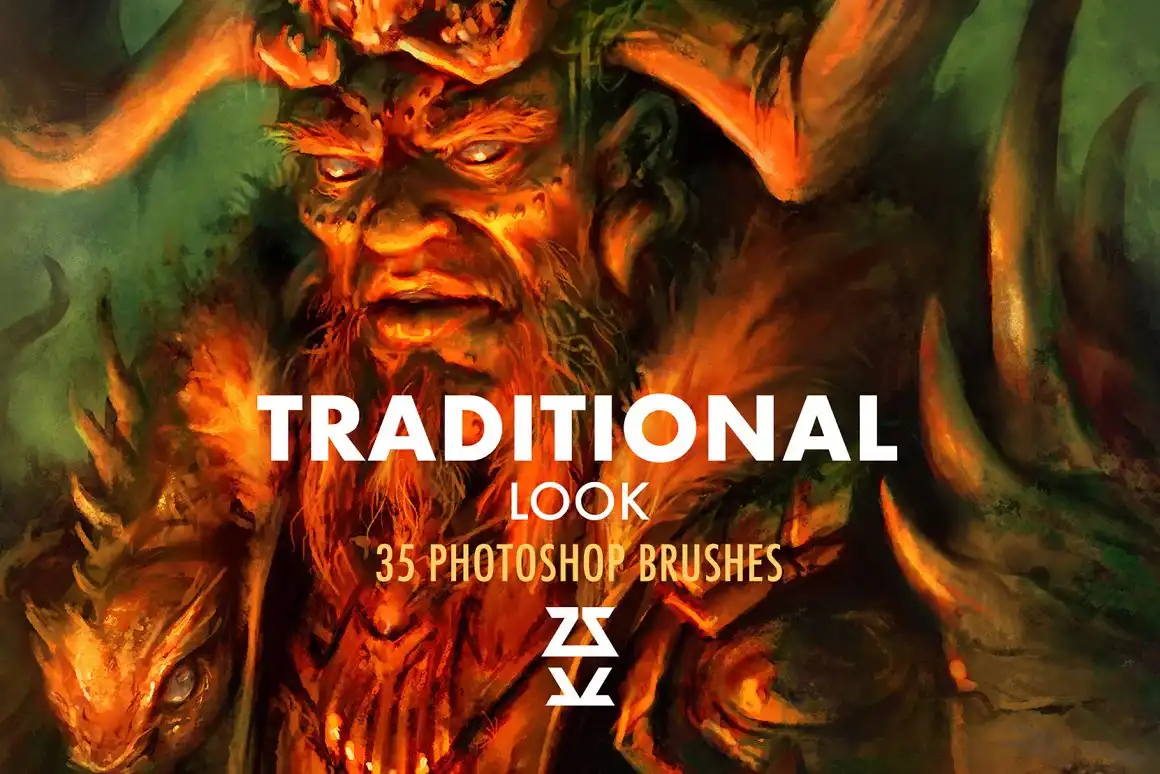 Traditional Look Brush Set