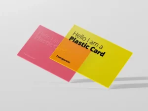 transparent business card mockup 60013