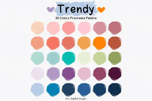 Trendy Procreate Color Palette