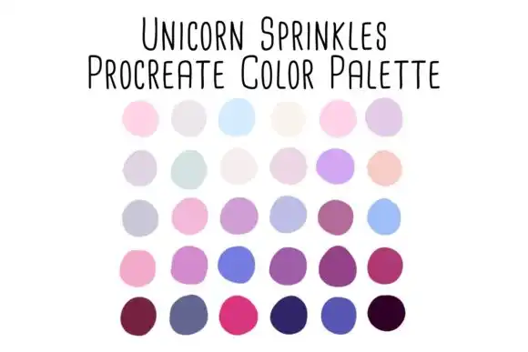 Unicorn Procreate Color Palette