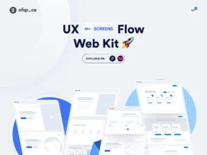 uxflow web kit design 46999