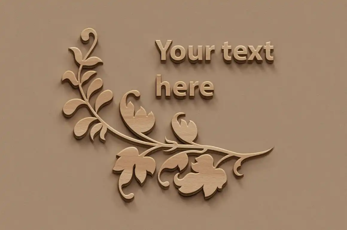 Wall MockUp - Wood Style 2 wall mockup wood style (2) 52396