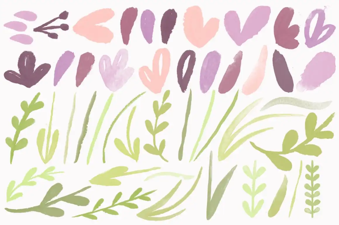 Watercolor Photoshop Floral Brushes 4 watercolor photoshop floral brushes flowerbrushespreview2cards (5) 60202
