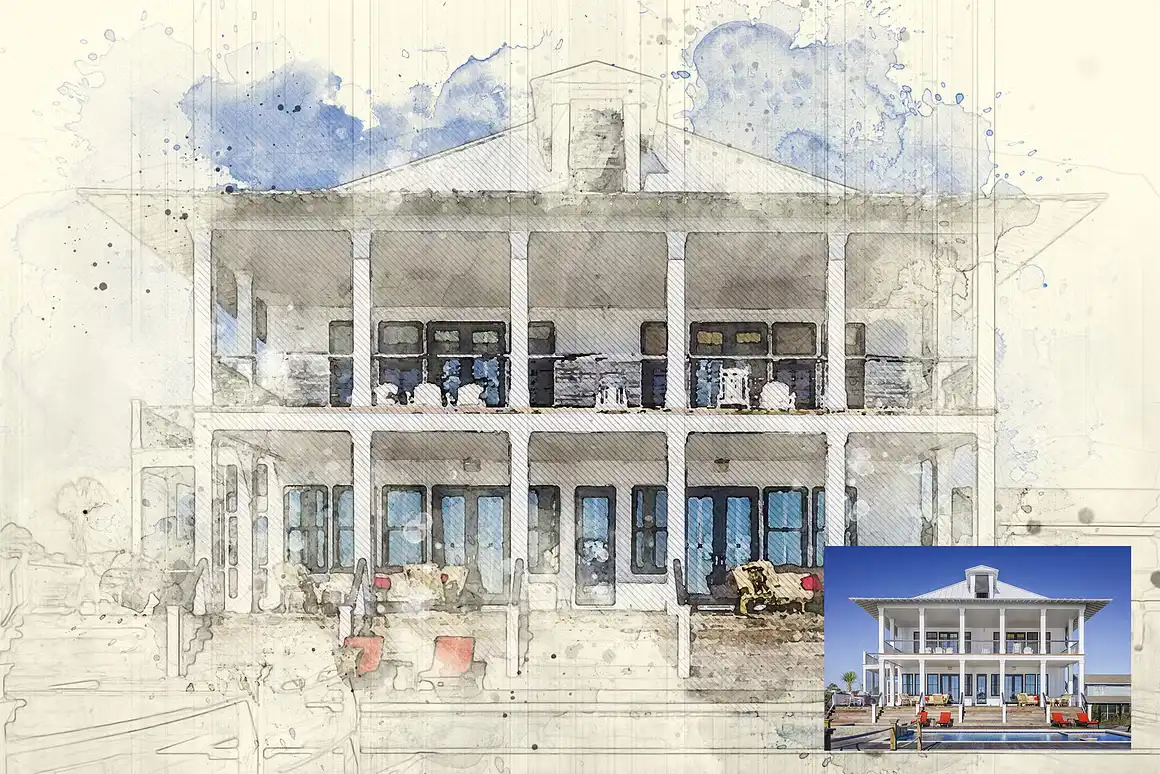 Watercolor Sketch Photoshop Effect 6 watercolor sketch photoshop effect04 55259
