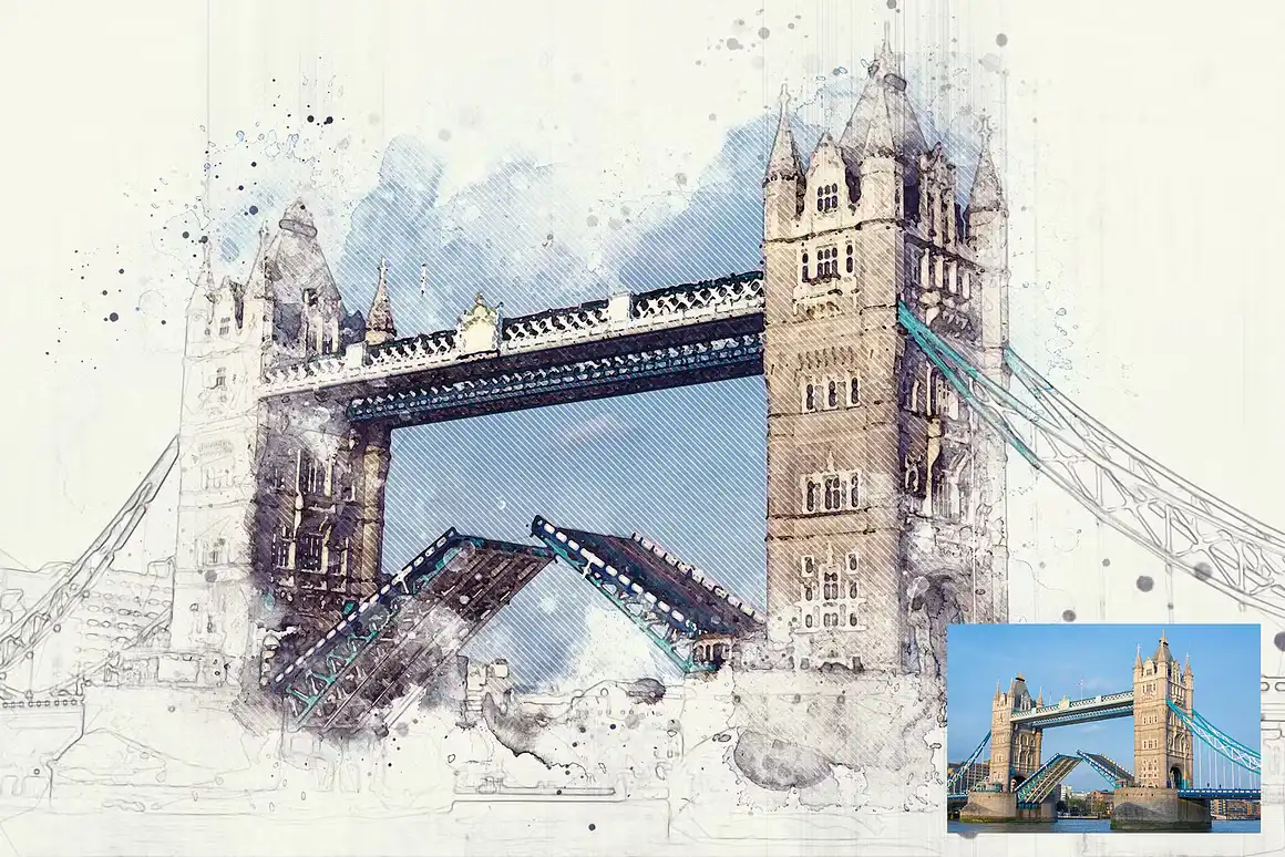 Watercolor Sketch Photoshop Effect 5 watercolor sketch photoshop effect09 55284