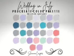 wedding in july procreate color palette graphics 8260107 1 1 580x387 52207