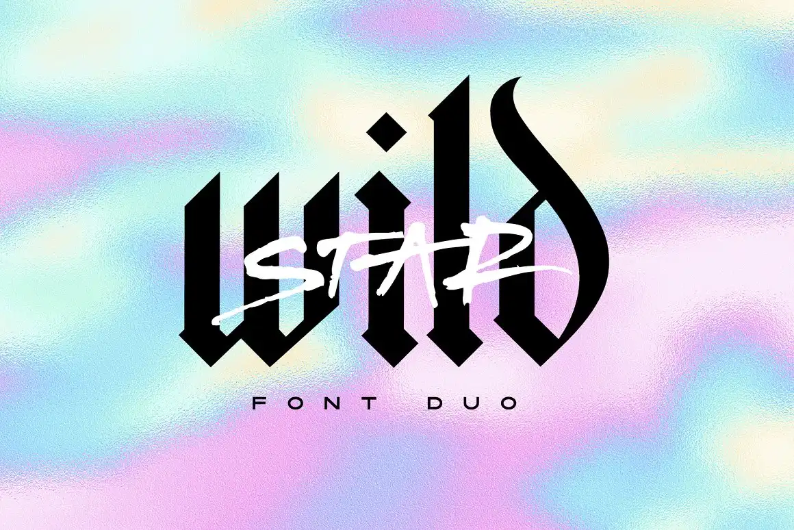 Wild Star Font Duo 4 wild star font duo 55040