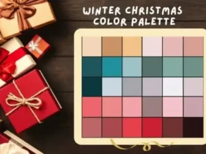 winter christmas color palette procreate 50283