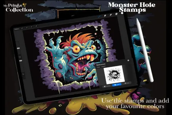 100+ Procreate Monster Hole Stamps 3 100+ procreate monster hole stamps (3) 66448