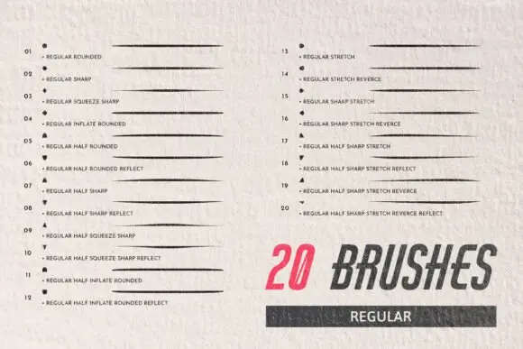 164 Cartoon Brushes Adobe Illustrator Free Download