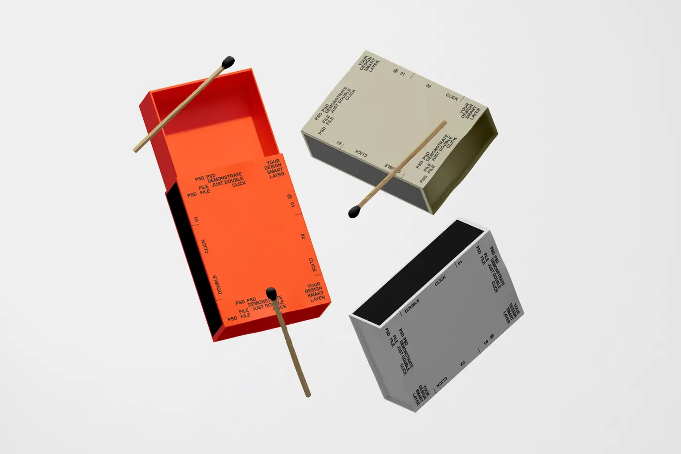 Matches Box Mockup