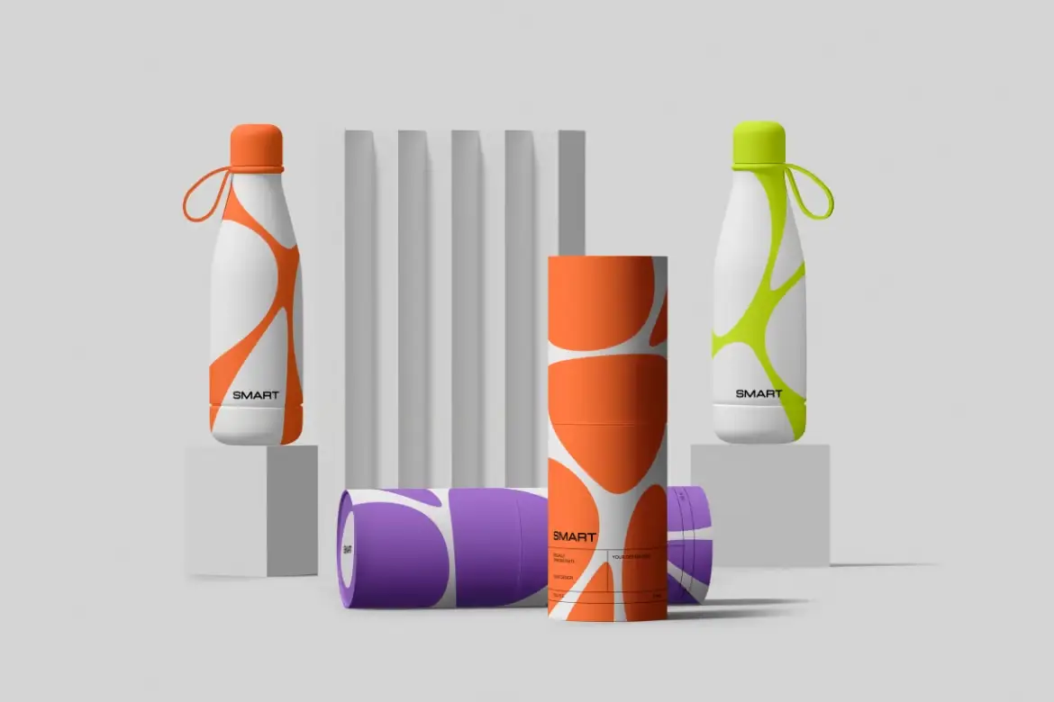 Matte Bottle and Paper Tube Mockups 4 matte bottle and paper tube mockups (3) 65757