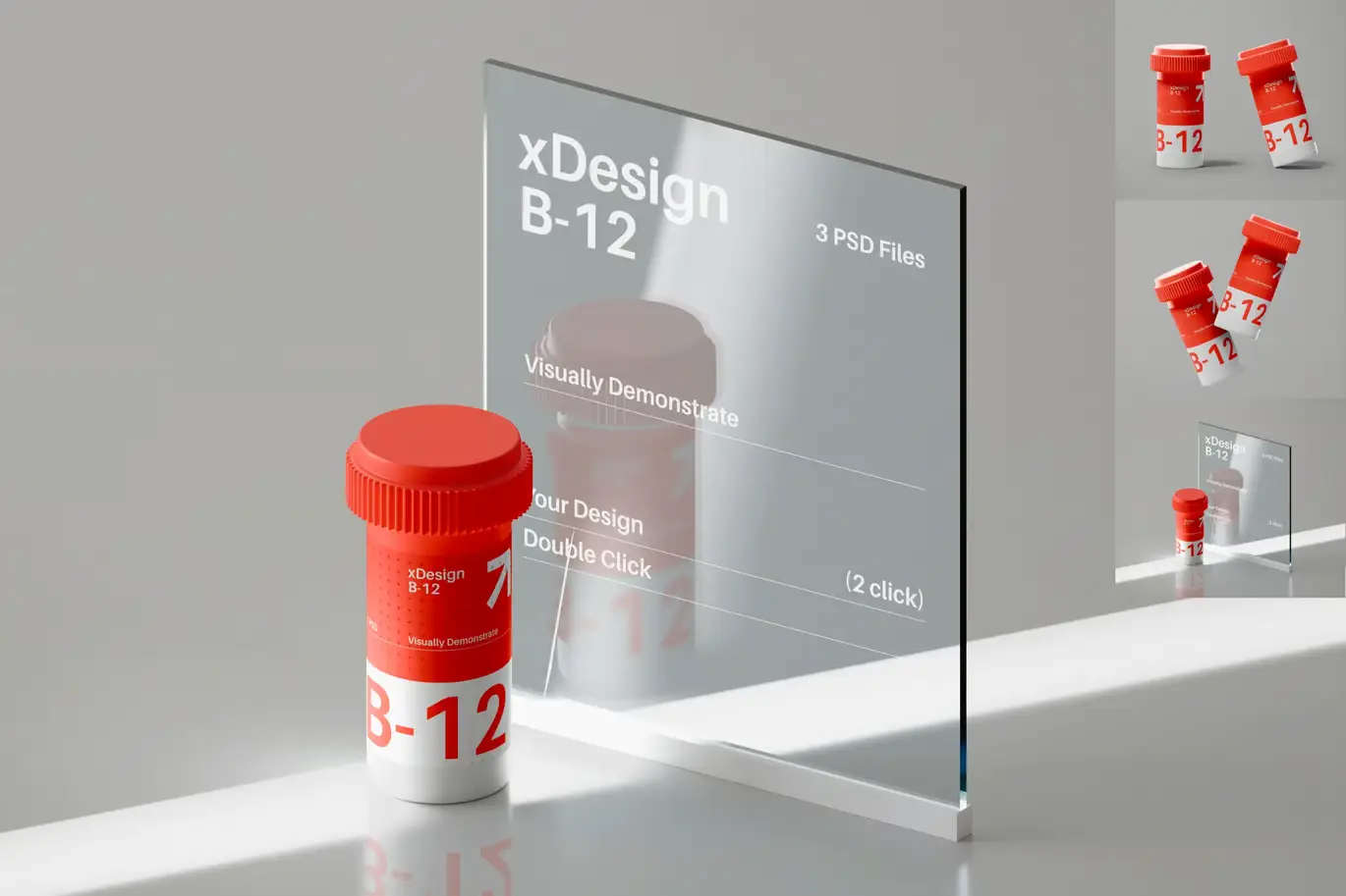 Pills Bottle Mockup