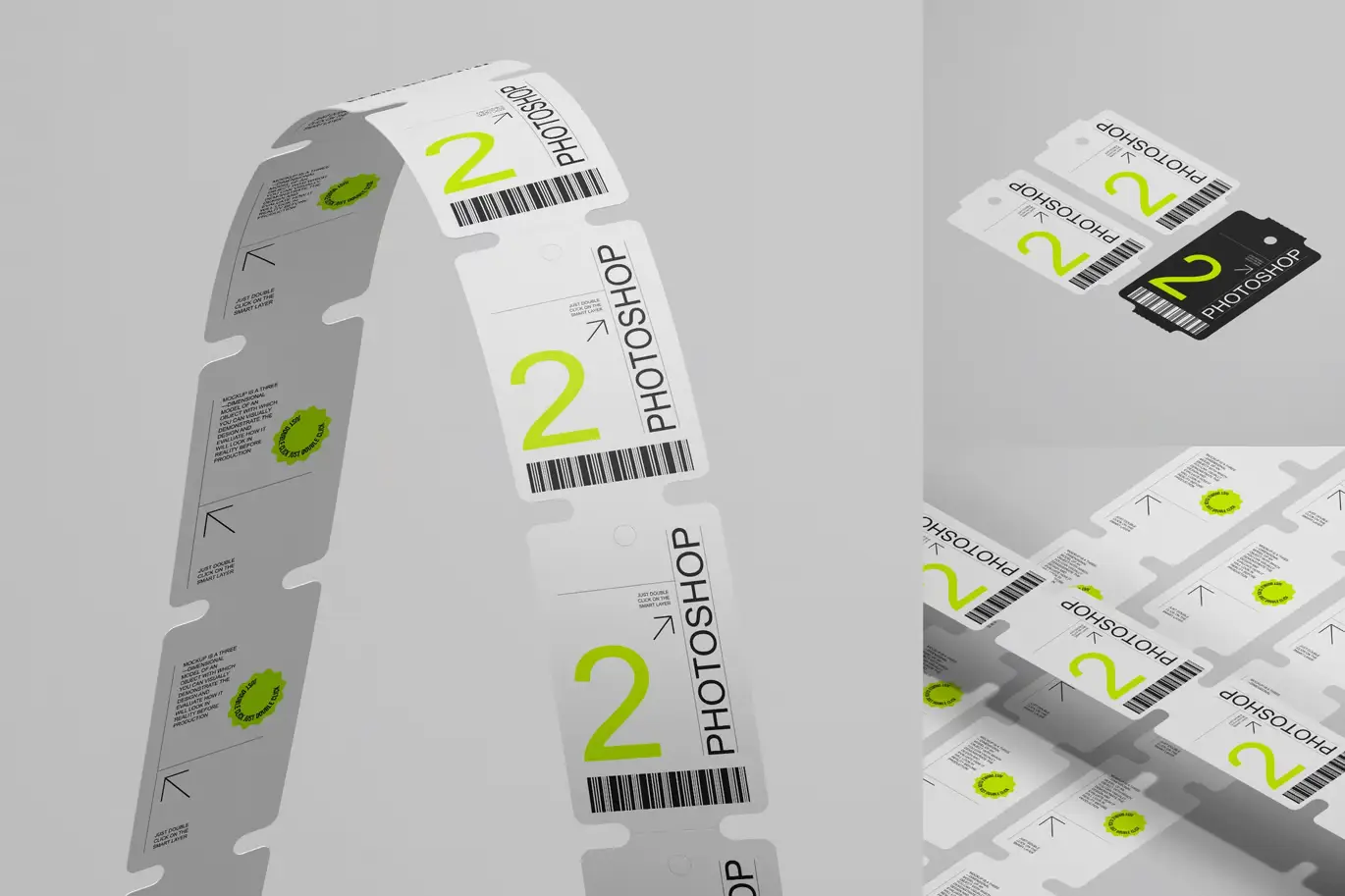 Price Tag Mockup Set