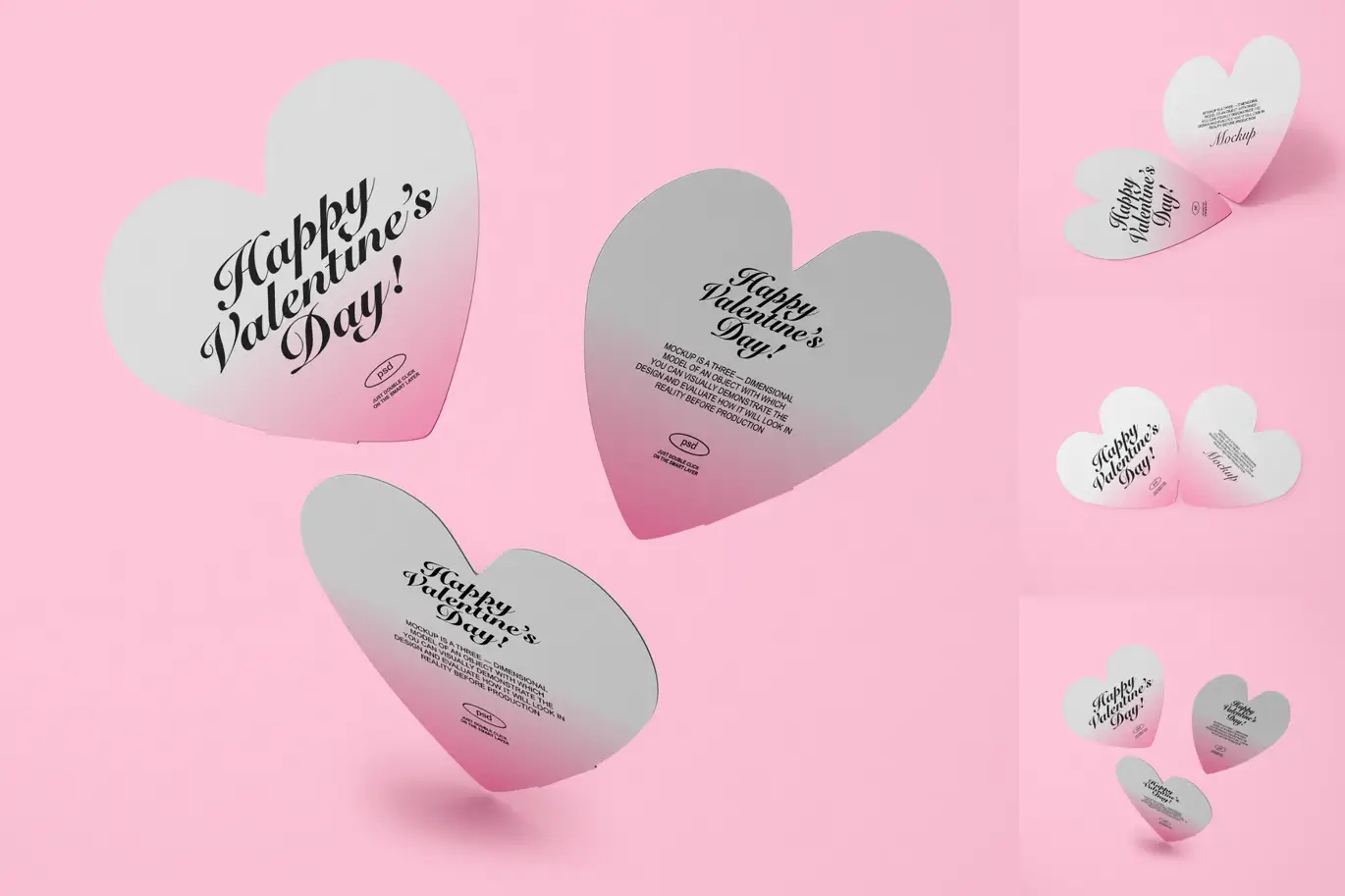 Valentines Day Card Mockup