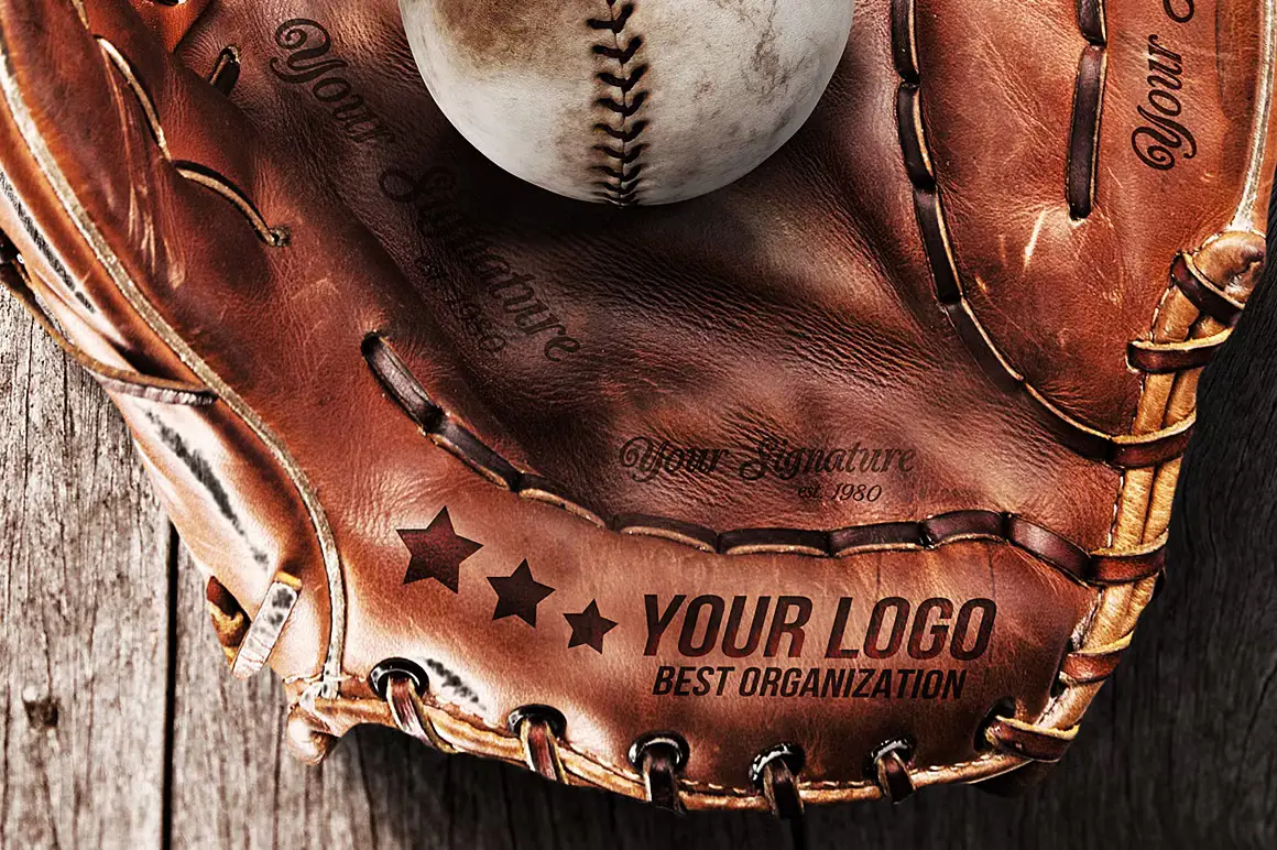 Baseball Glove - Mockup 3 baseball glove mockup3 66225