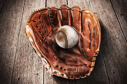 Baseball Glove - Mockup 5 baseball glove mockup5 66203