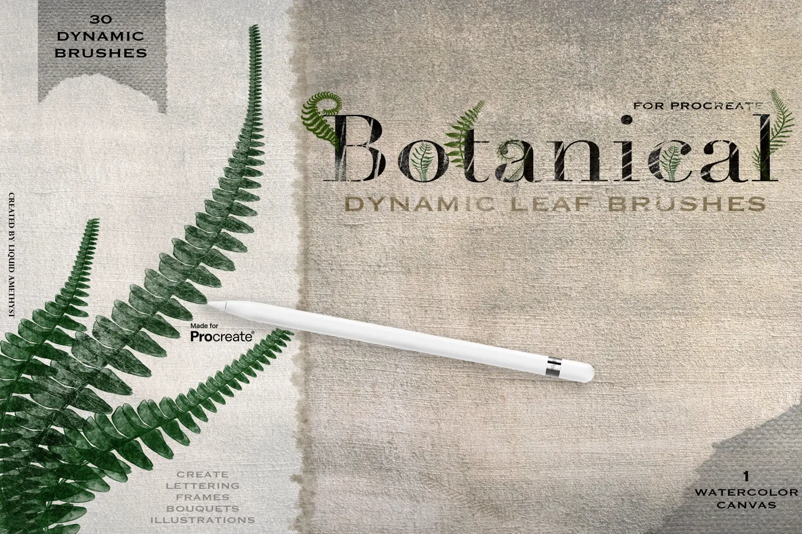 Botanical Greenery Box for Procreate
