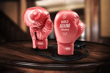 Boxing Gloves - Mockup 5 boxing gloves mockup5 66212