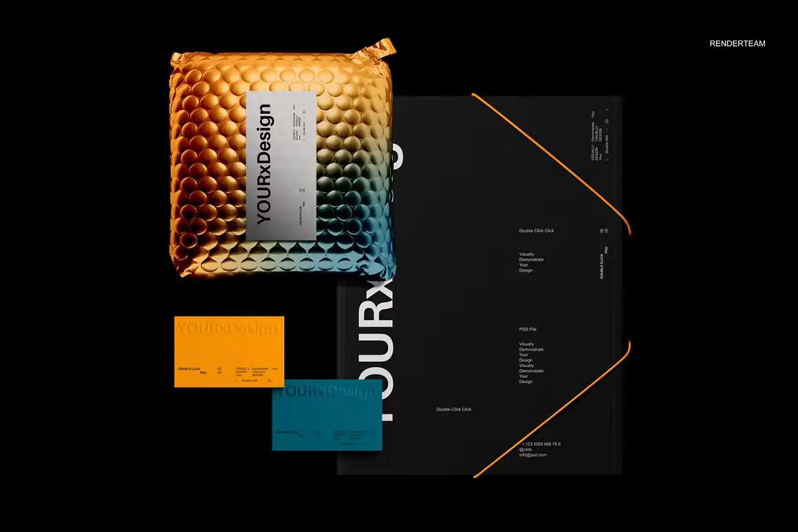 Brand Identity Mockup Set 4 brand identity mockup set (11) 66732