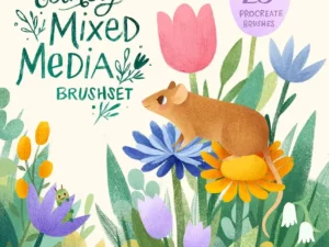 country mixed media brush set 65325