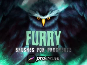 dans furry brush for procreate 67512