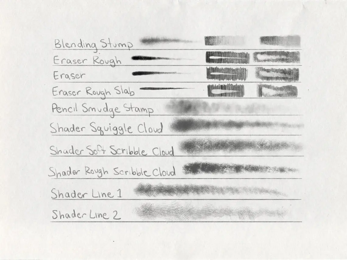 Dendril's Pencil Pack brush set for Procreate 5 dendril's pencil pack brush set for procreate (2) 67526