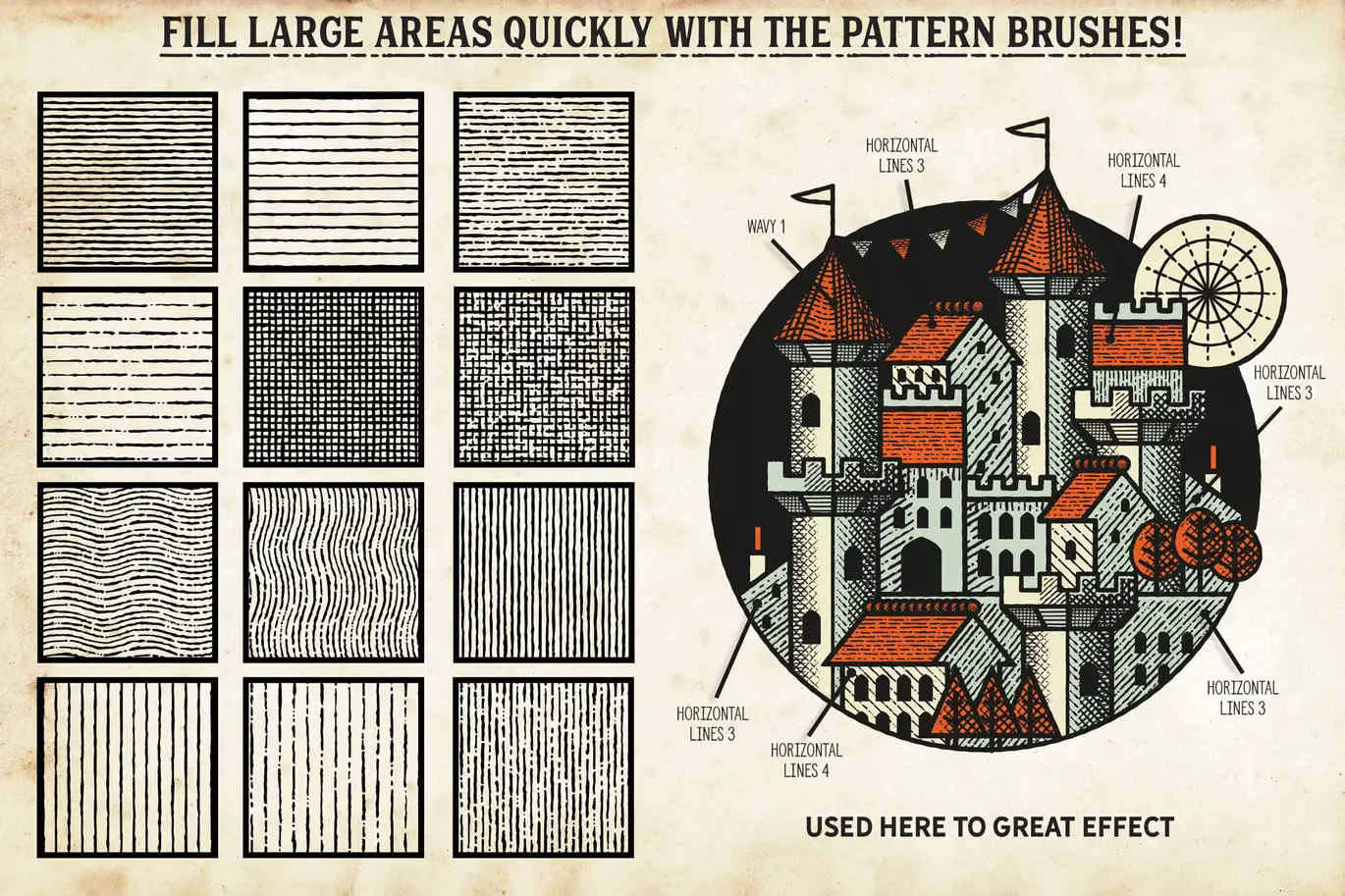 Finest Vintage – Engraved Procreate Brushes 10 finest vintage procreate brushes (2) 67205