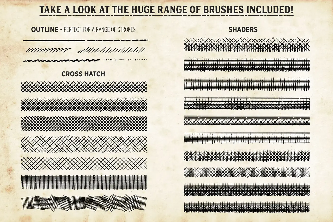 Finest Vintage – Engraved Procreate Brushes 6 finest vintage procreate brushes (6) 67209