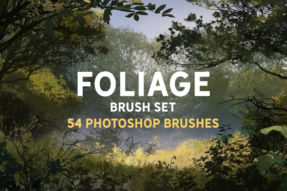 Foliage brush set