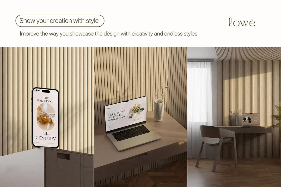 Lowe - Minimal Mockup Bundle 6 lowe minimal mockup bundle6 65305