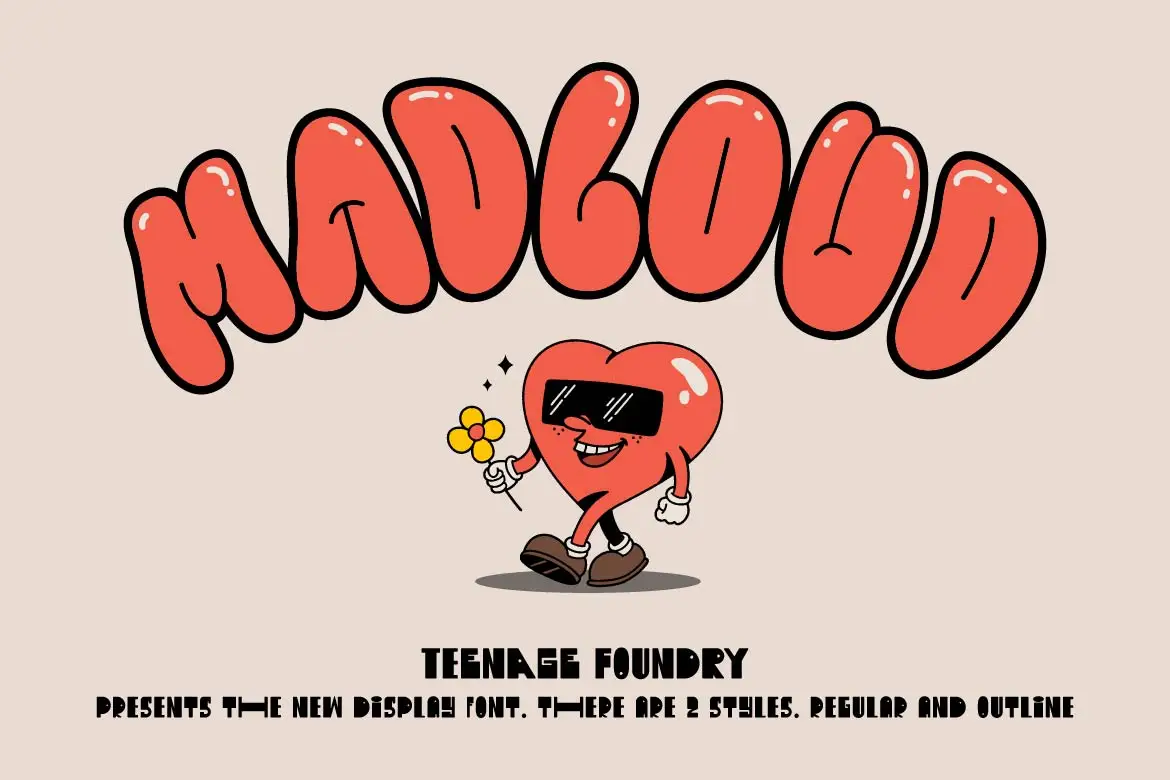 Madcloud Display Font 11 madcloud display font1 67907