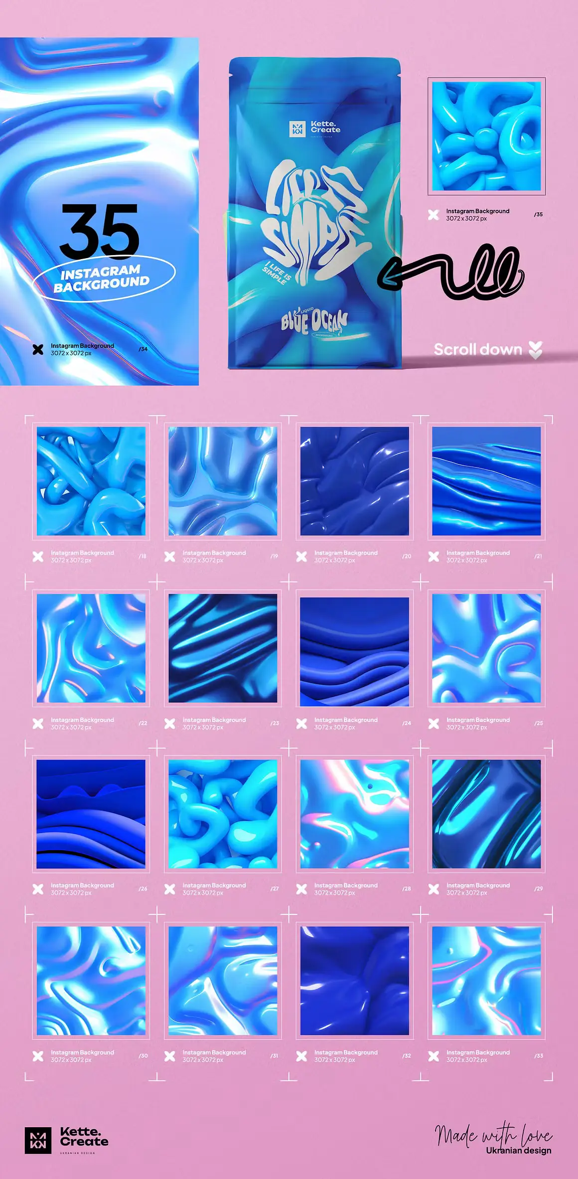 Ocean Blue | Background 7 ocean blue background07 66242
