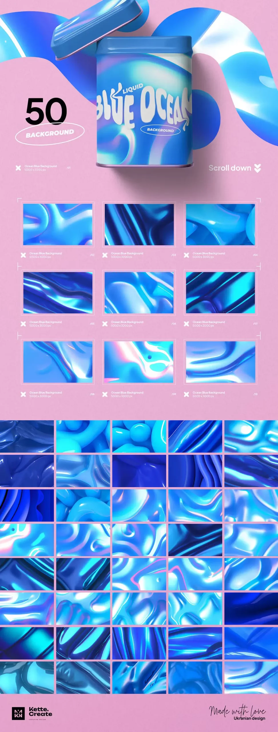 Ocean Blue | Background 4 ocean blue background11 66245