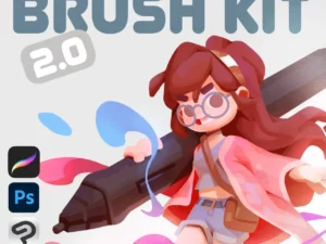 spec's core brush kit for procreate, photoshop, csp 66478