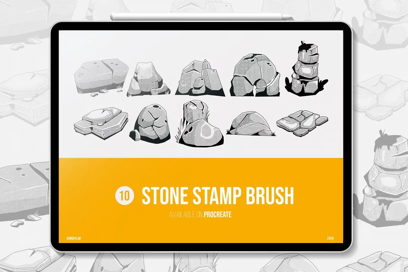 Stone Stamp Brushes