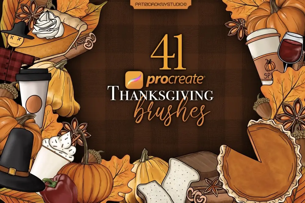 Thanksgiving Brushes for Procreate