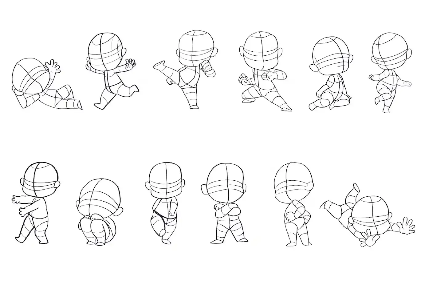 10 Anime Character Stamp Procreate 4 10 anime character stamp procreate (1) 69043