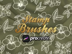 beautiful floral stamp brush (1) 69618