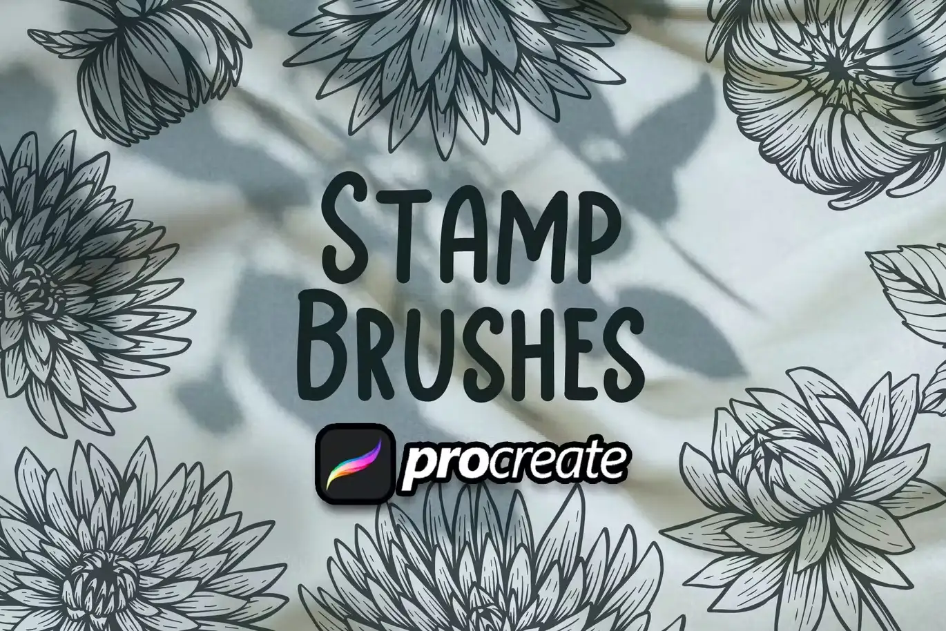 Chrysalis Flower Brush Stamp Procreate 3 chrysalis flower brush stamp procreate (3) 69547