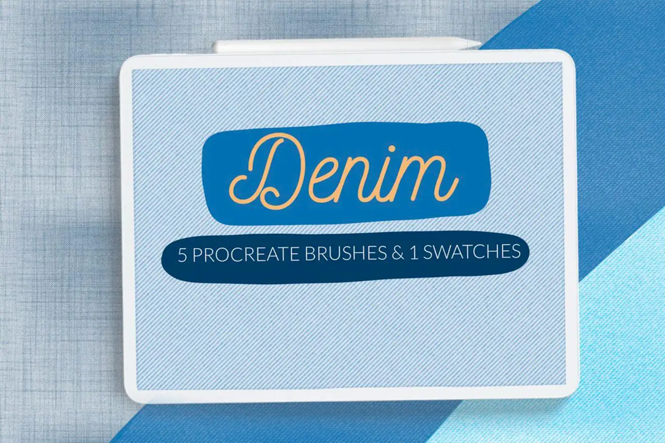 Denim Brushes Texture. Fabric Jeans Background