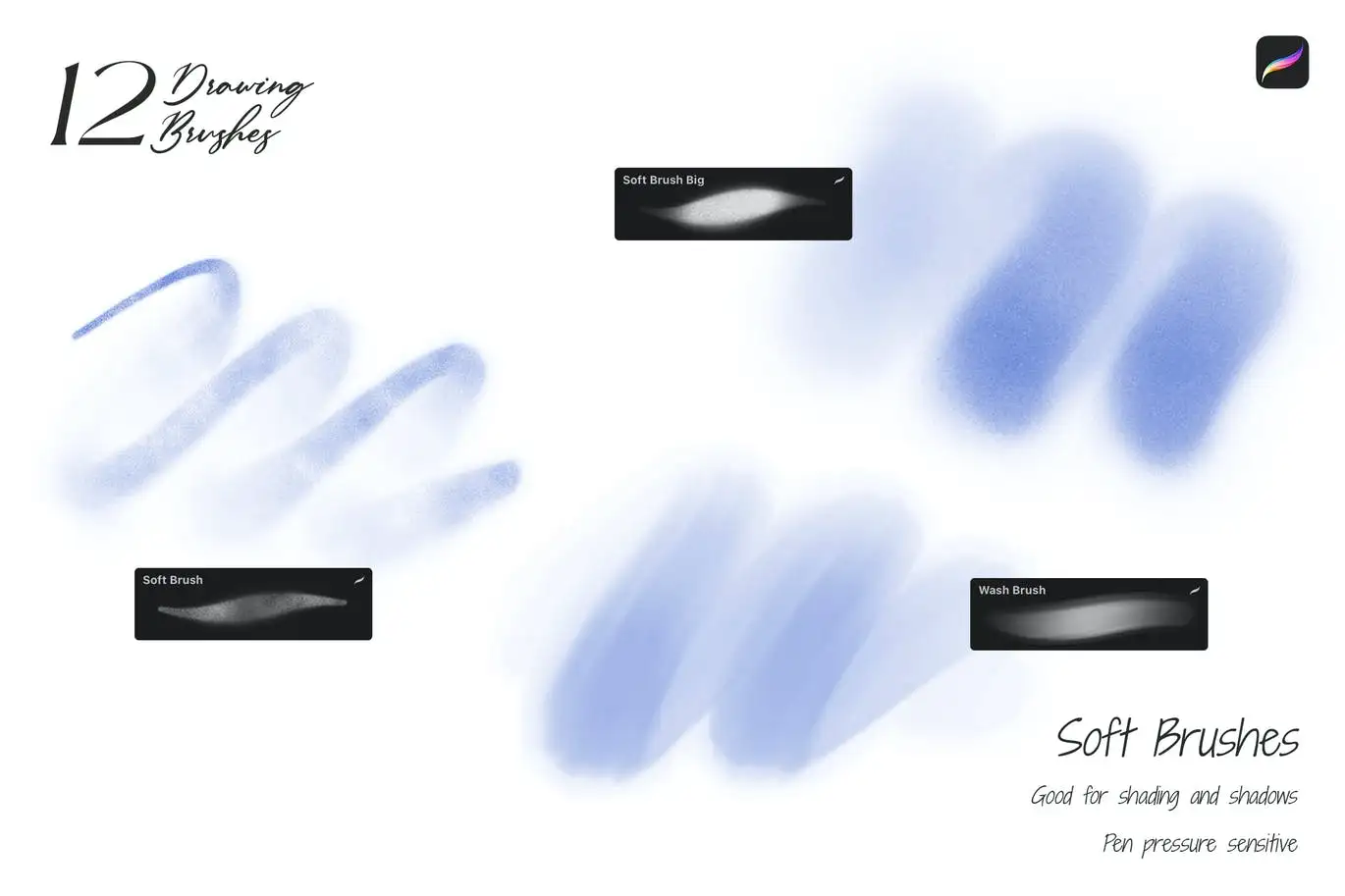 Drawing Procreate Brushes 6 drawing procreate brushes (3) 71442