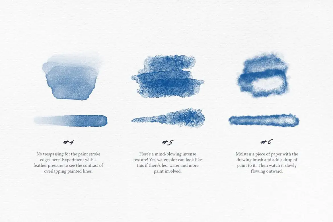Elixir Watercolor Procreate Brushes 8 elixir watercolor procreate brushes (3) 70860