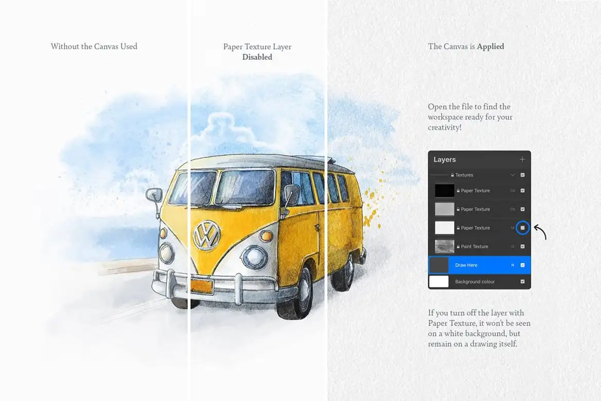 Elixir Watercolor Procreate Brushes 5 elixir watercolor procreate brushes (4) 70876