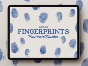 fingerprint procreate brush 71348