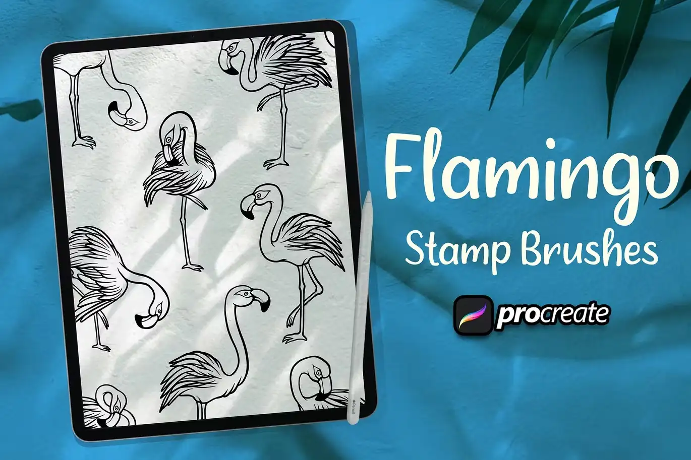 Flamingo Stamp Brush