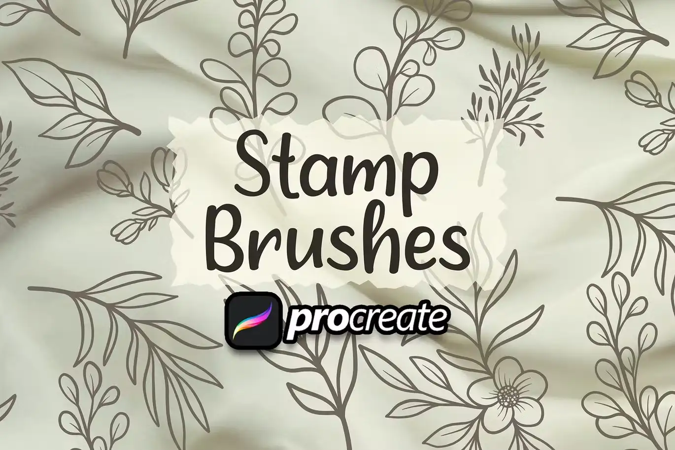 Flower Leaves Brush Stamp 3 flower leaves brush stamp (2) 69369