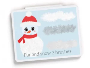 fur and snow brushes 72952