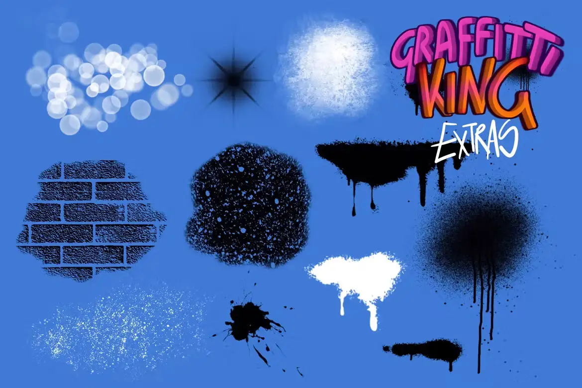 Graffiti King Procreate Brushes 6 graffiti king procreate brushes (2) 70584